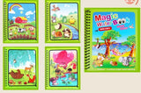 Peppa pig Magic Drawing Toy set Water Coloring Book Girl toys Drawing Board Reusable Magical Water Montessori Book Gift for Kid