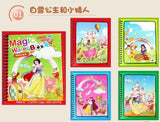 Peppa pig Magic Drawing Toy set Water Coloring Book Girl toys Drawing Board Reusable Magical Water Montessori Book Gift for Kid