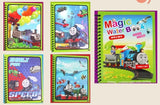 Peppa pig Magic Drawing Toy set Water Coloring Book Girl toys Drawing Board Reusable Magical Water Montessori Book Gift for Kid