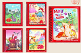 Peppa pig Magic Drawing Toy set Water Coloring Book Girl toys Drawing Board Reusable Magical Water Montessori Book Gift for Kid