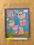 Peppa pig Magic Drawing Toy set Water Coloring Book Girl toys Drawing Board Reusable Magical Water Montessori Book Gift for Kid