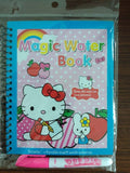 Peppa pig Magic Drawing Toy set Water Coloring Book Girl toys Drawing Board Reusable Magical Water Montessori Book Gift for Kid