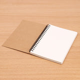 Retro Spiral Coil Sketchbook Kraft Paper Notebook Sketch Painting Diary Journal Student Note Pad Book Memo Sketch Pad