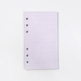 40 Sheets Kawaii A5 A6 Loose Leaf Notebook Refill Spiral Binder Index Paper Inner Pages Daily Planner Line Grid Blank Agenda