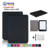 Slim Case for Kobo Clara HD 6 Inch Ebook N249 Smart Protective Shell Auto Sleep / Wake Cover PU Leather Ereader Skin