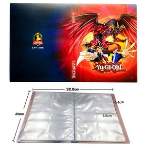 240PCS Game Yu Gi Oh Cards Album Book Cartoon Anime Game Card EX GX Collectors Loaded Binder Folder Holder Capacity  Kids Toys