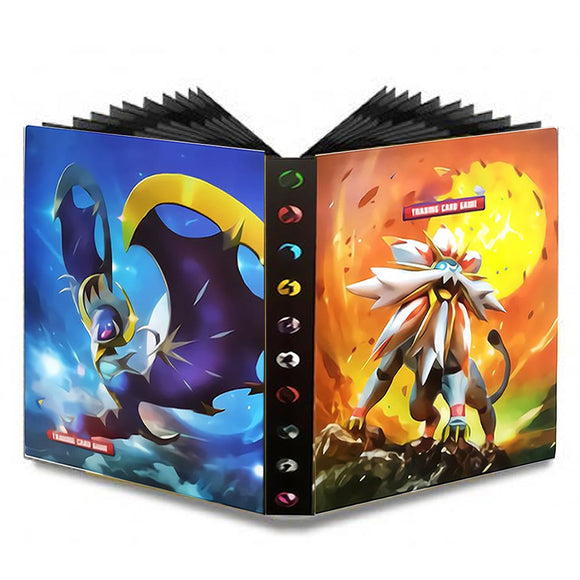 240pcs Game Album Pokemon Cartoon Pokemon Trading Cards Kid EX GX Collectible Book Loaded List Holder Capacity Binder Folder Toy