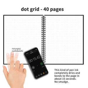 NEWYES A6 size Smart Reusable Erasable Notebook Microwave Wave Cloud Erase Notepad Note Pad Lined With Pen save paper