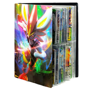 240PCS Game Pokemon Cards Album Book Cartoon Anime Card EX GX Collectors Loaded List Holder Capacity Binder Folder Toys For Kids