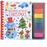 Children Fingerprinting Books with Rubber Stamps Ink Pad kids Activities Doodling Book Animal Garden Kindergarten DIY Craft Toy