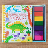 Children Fingerprinting Books with Rubber Stamps Ink Pad kids Activities Doodling Book Animal Garden Kindergarten DIY Craft Toy