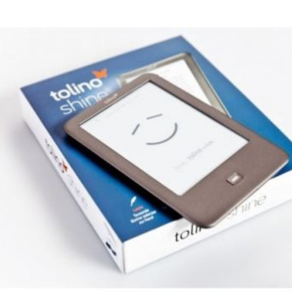TOLINO SHINE, electronic book reader, built-in light, WiFi, e-ink ebook, touch screen, 1024*768 6 inch, le