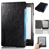 Flip book cover case for Amazon Kindle 4 Kindle 5 D01100 ebook high quality pu leather pocket bag pouch folio case+screen film