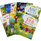 A4 size Children Cartoon Sticker books Kids English Story Book with Stickers Preschool Learning for Kindergarten Gift